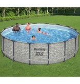 VidaXL Zwembad Power Steel rond 488x122 cm