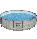 VidaXL Zwembad Power Steel rond 488x122 cm