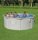 VidaXL Framezwembad Hydrium bovengronds rond 360x120 cm