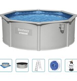 VidaXL Framezwembad Hydrium bovengronds rond 360x120 cm