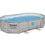 VidaXL Power Steel Zwembadset 488x305x107 cm