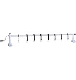 VidaXL Zwembadhoesroller met kunststof frame