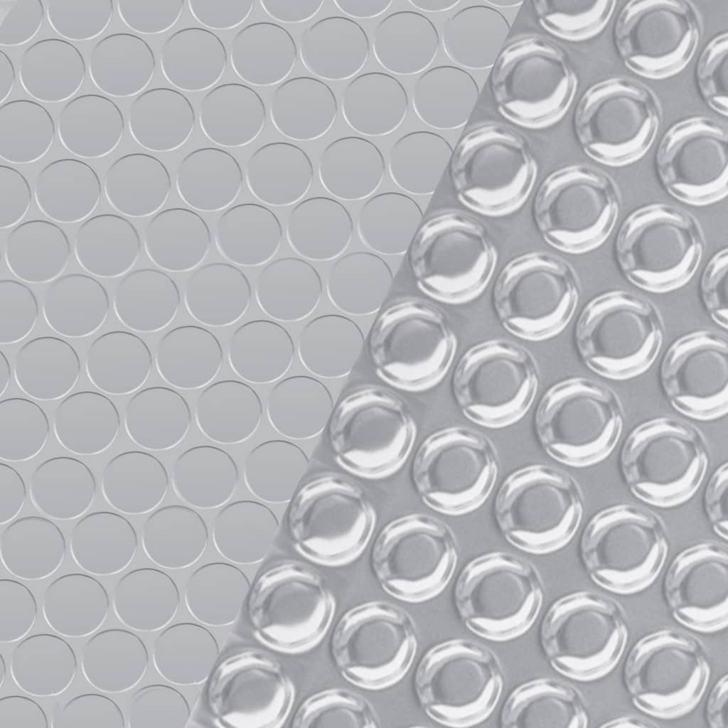 VidaXL Zwembadhoes 488x244 cm PE zilverkleurig