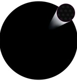 VidaXL Zwembadfolie solar drijvend 527 cm PE zwart en blauw