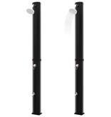 VidaXL Buitendouche solar met douchekop en kraan 35 L zwart