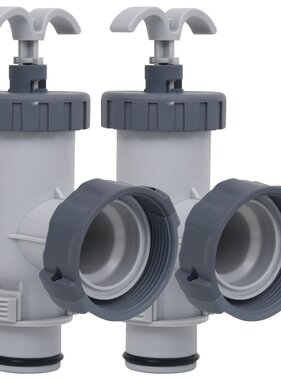 VidaXL Zwembadzuigerkleppen 2 st