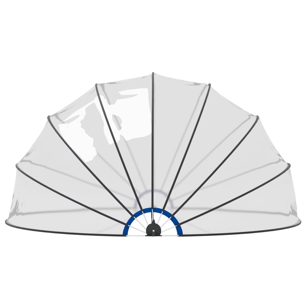 VidaXL Zwembadkoepel 559x275 cm