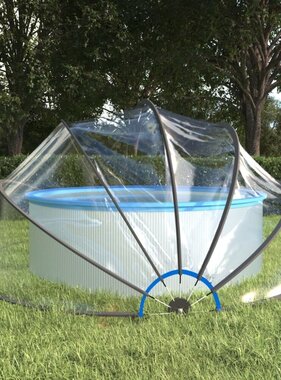 VidaXL Zwembadkoepel 500x250 cm