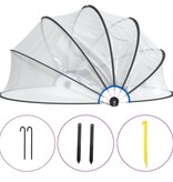 VidaXL Zwembadkoepel 500x250 cm