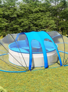 VidaXL Zwembadkoepel ovaal 620x410x210 cm