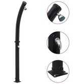 VidaXL Solardouche 20 L 214 cm zwart