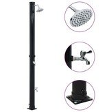 VidaXL Solardouche 20 L 220 cm zwart