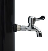 VidaXL Solardouche 20 L 220 cm zwart