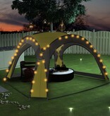VidaXL Partytent met LED en 4 zijwanden 3,6x3,6x2,3 m groen