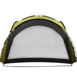 VidaXL Partytent met LED en 4 zijwanden 3,6x3,6x2,3 m groen