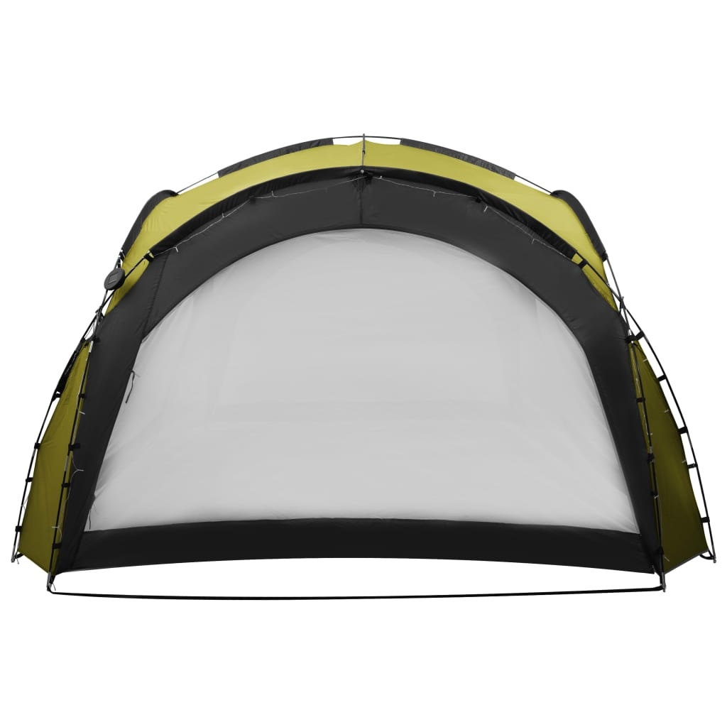 VidaXL Partytent met LED en 4 zijwanden 3,6x3,6x2,3 m groen