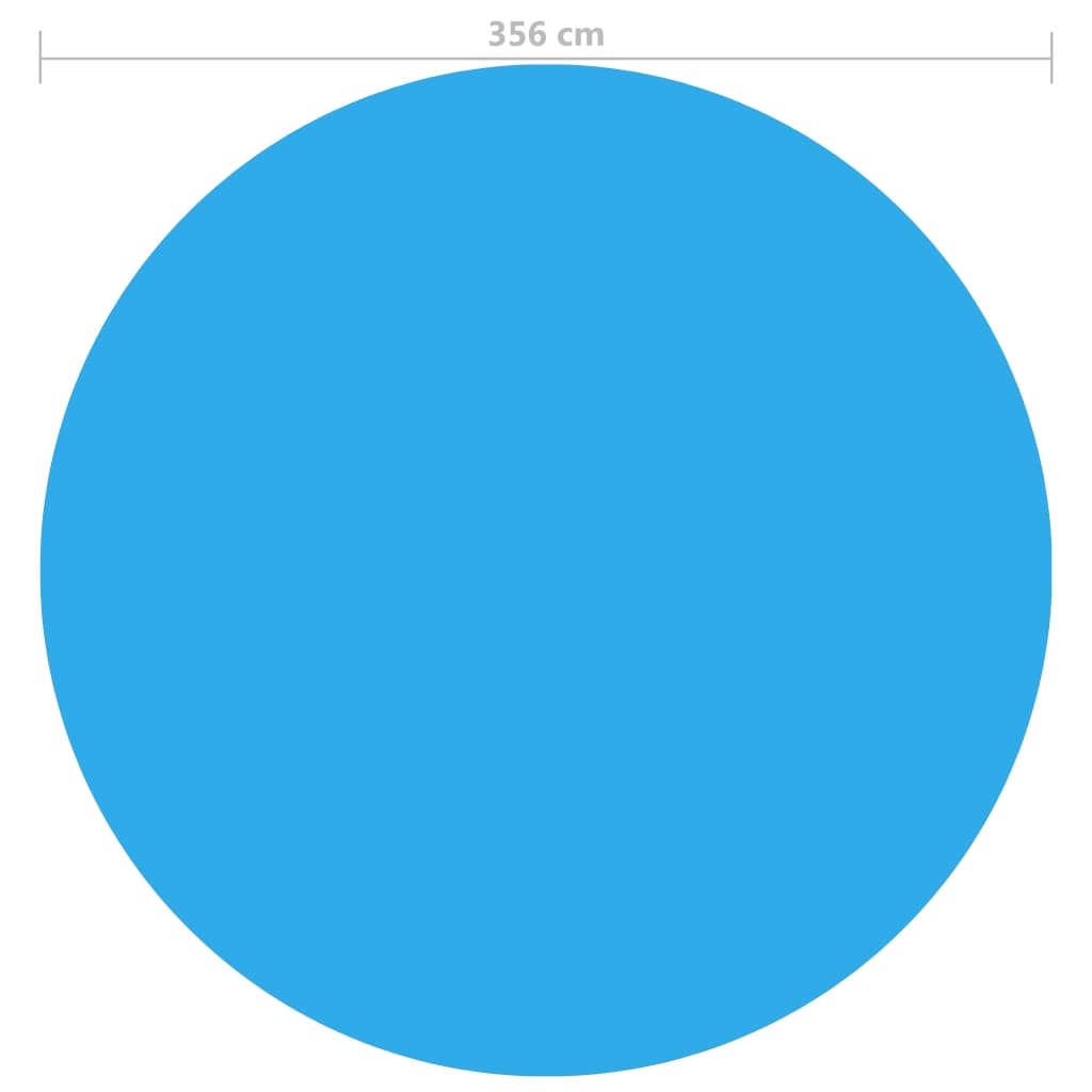 VidaXL Zwembadhoes 356 cm PE blauw