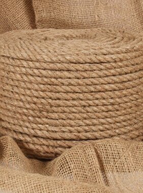 VidaXL Touw 100% jute 14 mm 100 m