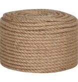 VidaXL Touw 100% jute 14 mm 100 m