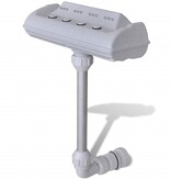 VidaXL Zwembad waterval fontein met LED