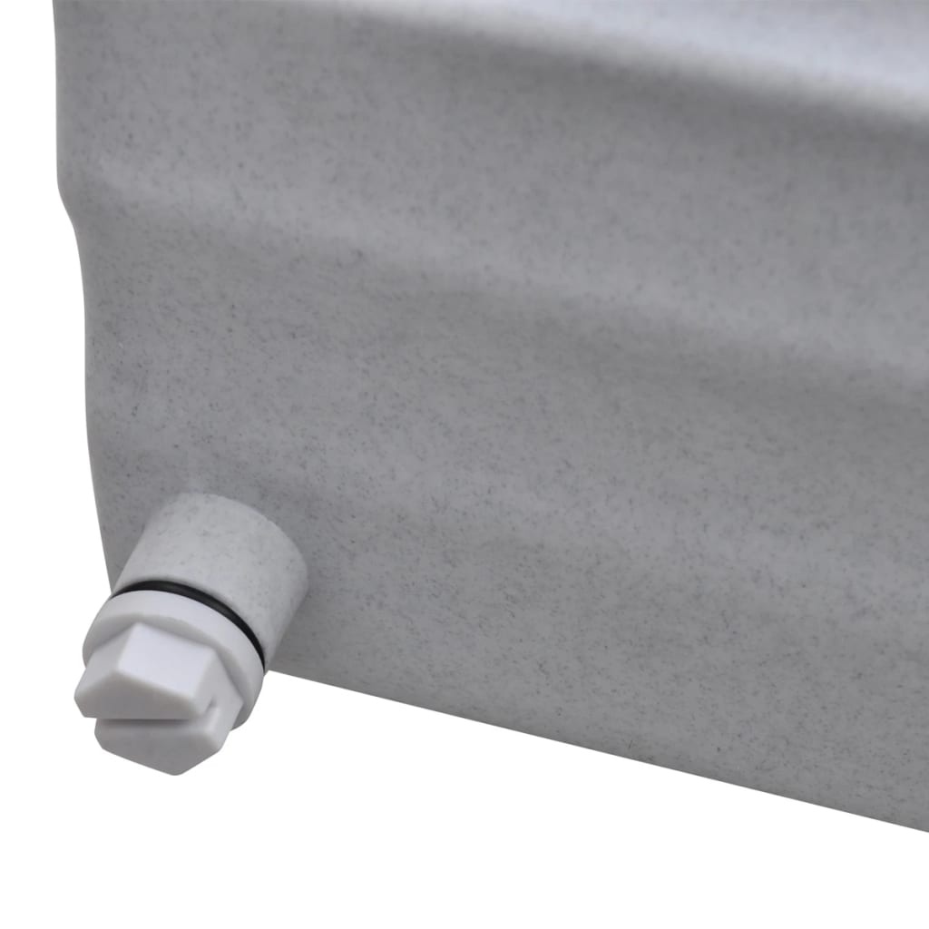 VidaXL Zwembad waterval fontein met LED