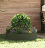 VidaXL Olijfgroene Plantenbakken Olijfgroen Metaal Groot