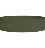 VidaXL Olijfgroene Plantenbakken Olijfgroen Metaal Groot