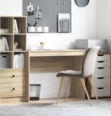 VidaXL Schrijfbureau Sonoma eiken Hout 100 x 40 x 76 cm Eenvoudig