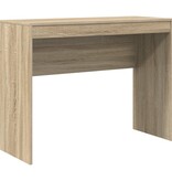 VidaXL Schrijfbureau Sonoma eiken Hout 100 x 40 x 76 cm Eenvoudig