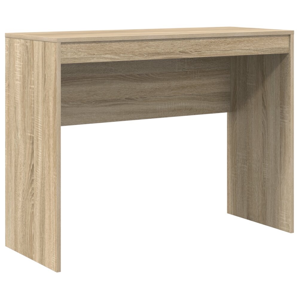 VidaXL Schrijfbureau Sonoma eiken Hout 100 x 40 x 76 cm Eenvoudig