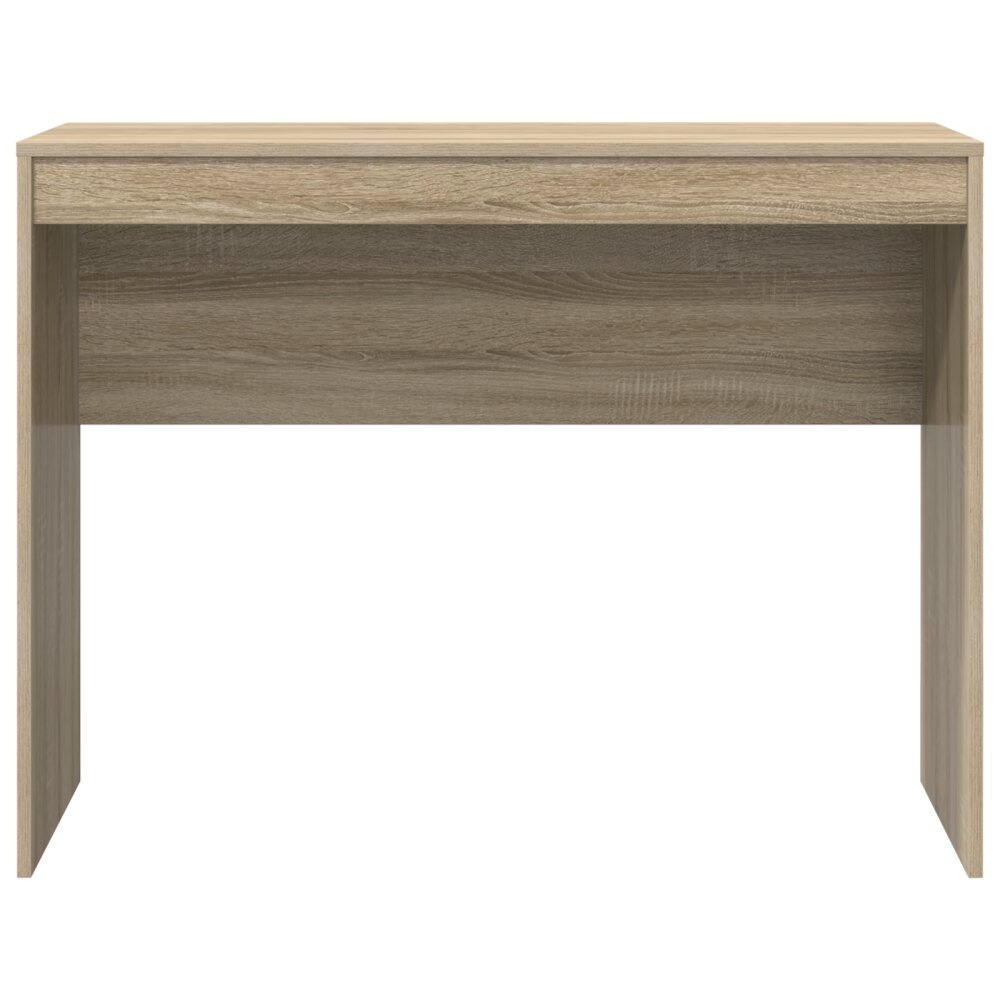 VidaXL Schrijfbureau Sonoma eiken Hout 100 x 40 x 76 cm Eenvoudig