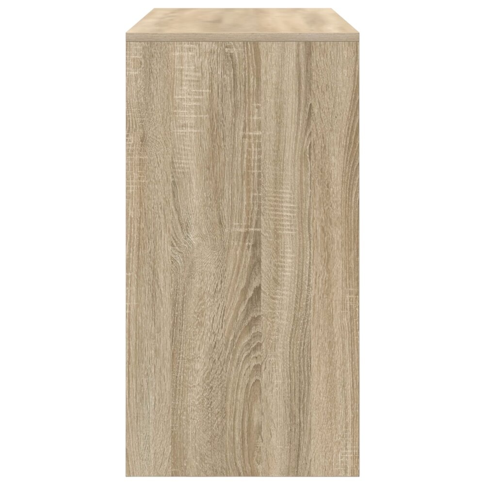 VidaXL Schrijfbureau Sonoma eiken Hout 100 x 40 x 76 cm Eenvoudig