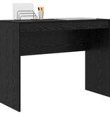 VidaXL Zwart Eiken Schrijfbureau Zwart eiken Bewerkt hout 100 x 40 x 76 cm