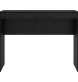 VidaXL Zwart Eiken Schrijfbureau Zwart eiken Bewerkt hout 100 x 40 x 76 cm