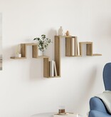 VidaXL Wandplank Artisan Eiken 104,5x10x43 cm Hout samengesteld