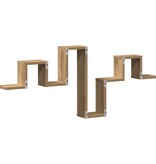 VidaXL Wandplank Artisan Eiken 104,5x10x43 cm Hout samengesteld