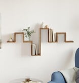 VidaXL Wandplank Oud Hout 104,5x10x43 cm Engineered Wood