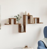 VidaXL Wandplank Oud Hout 104,5x10x43 cm Engineered Wood