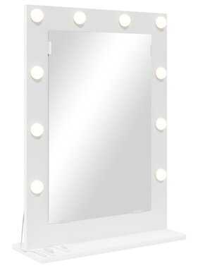 VidaXL Vanity Mirror met LED-verlichting Wit 70x50x18 cm