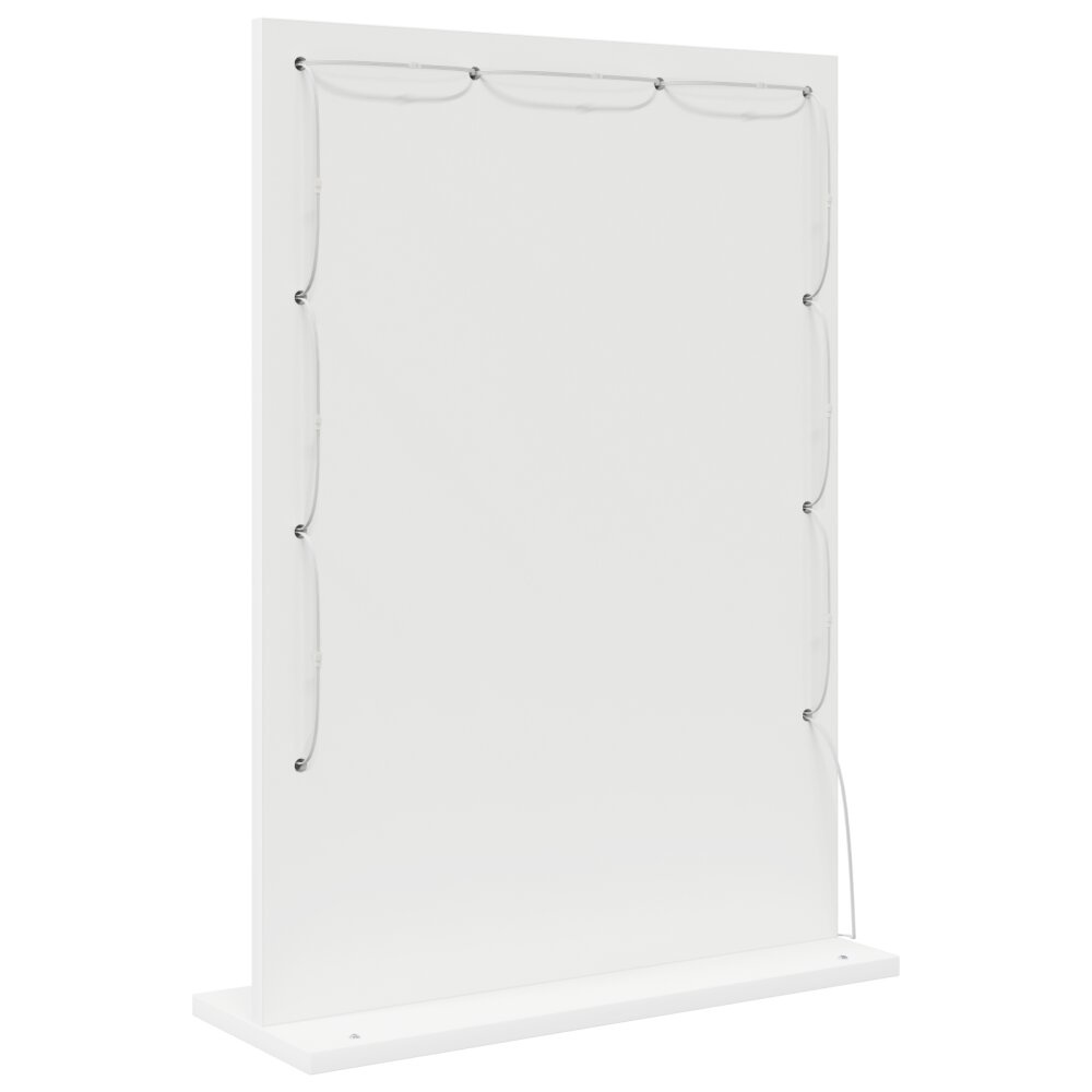 VidaXL Vanity Mirror met LED-verlichting Wit 70x50x18 cm