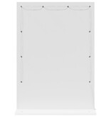 VidaXL Vanity Mirror met LED-verlichting Wit 70x50x18 cm