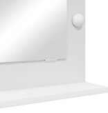 VidaXL Vanity Mirror met LED-verlichting Wit 70x50x18 cm
