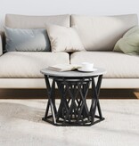 VidaXL 3-delige Bijzettafelset bewerkt hout grijs sonoma eikenkleurig