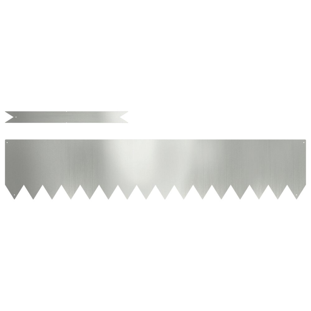 VidaXL Gazonranden 30 st 100x0,5x20 cm gegalvaniseerd staal