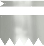 VidaXL Gazonranden 30 st 100x0,5x20 cm gegalvaniseerd staal