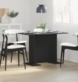 VidaXL Eettafel Zwart 100x60x75 cm Engineered Wood