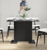 VidaXL Eettafel Zwart 100x60x75 cm Engineered Wood