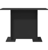 VidaXL Eettafel Zwart 100x60x75 cm Engineered Wood