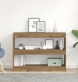 VidaXL Boekenplank/Room Divider - Artisan Eiken - 100x30x72 cm - Gemaakt van Behandeld Hout