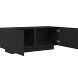 VidaXL TV Kast Zwart eiken Spaanplaat 100 x 35 x 40 cm Opslag TV Kast